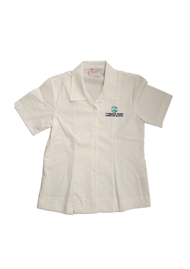 Tyndale Park Christian School Senior SS Blouse White