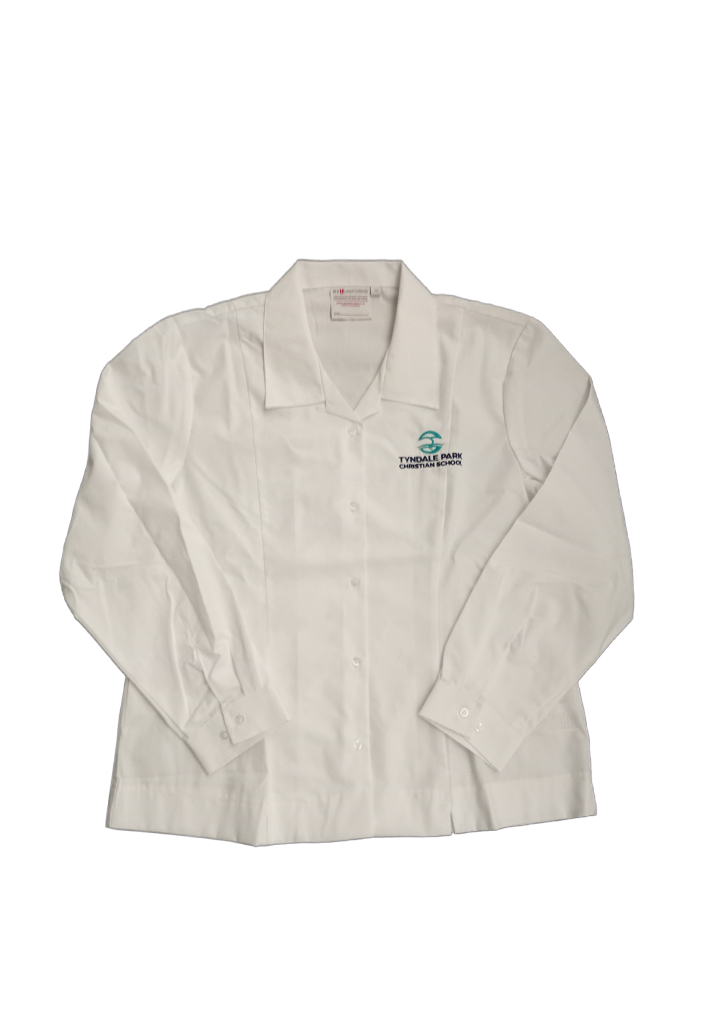Tyndale Park Christian School Senior LS Blouse White